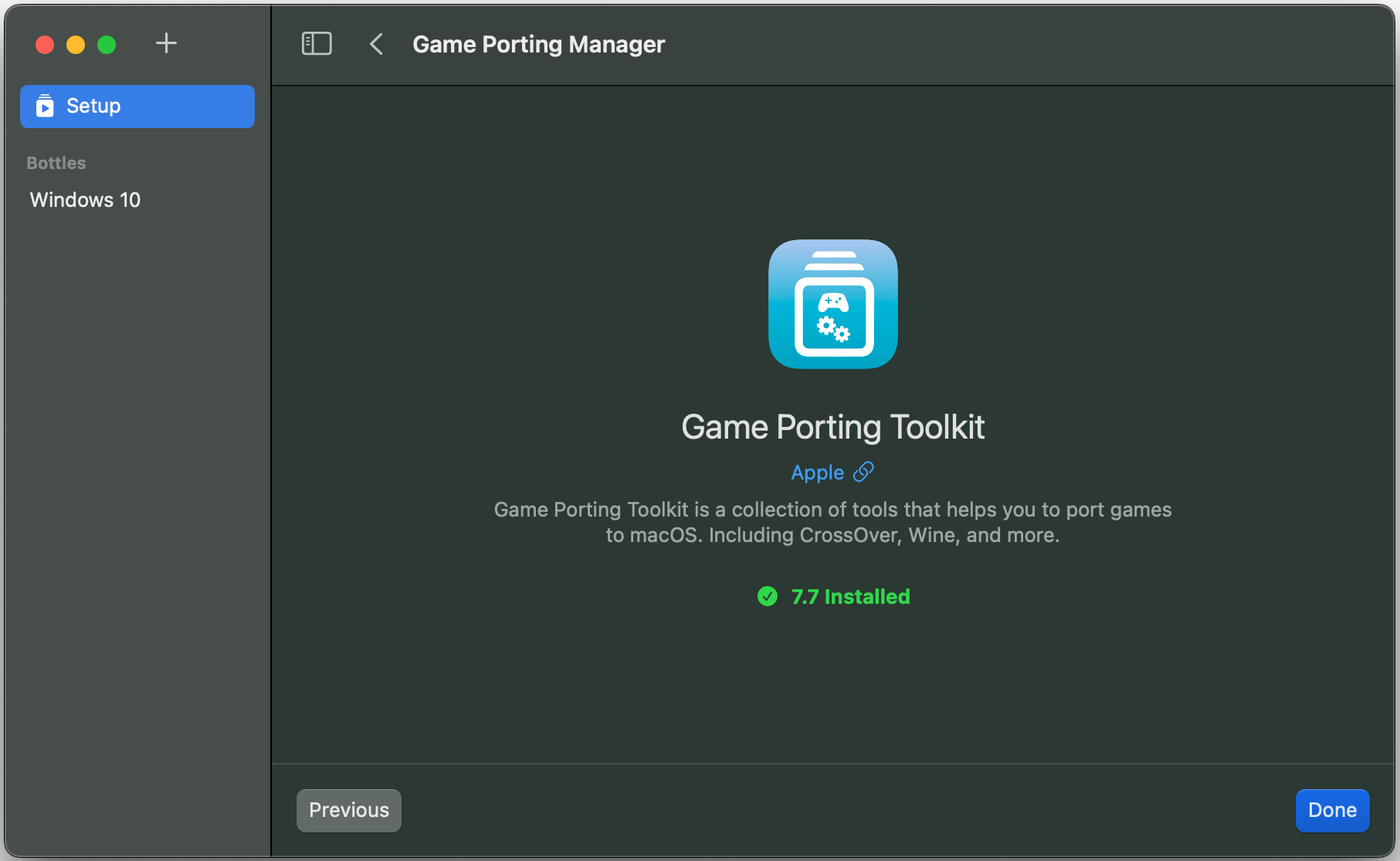 Game Porting Manager screenshot 3 of 4